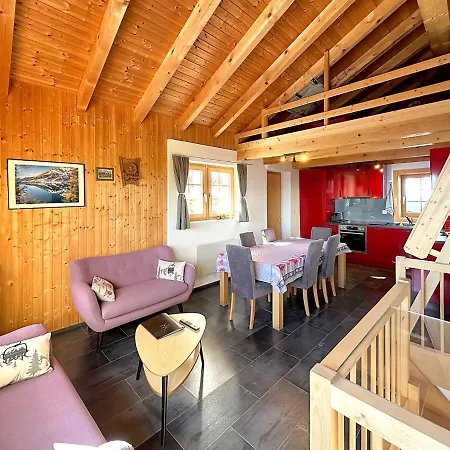 Chalet Tiny House Facing The Alps - In, Out Anzère